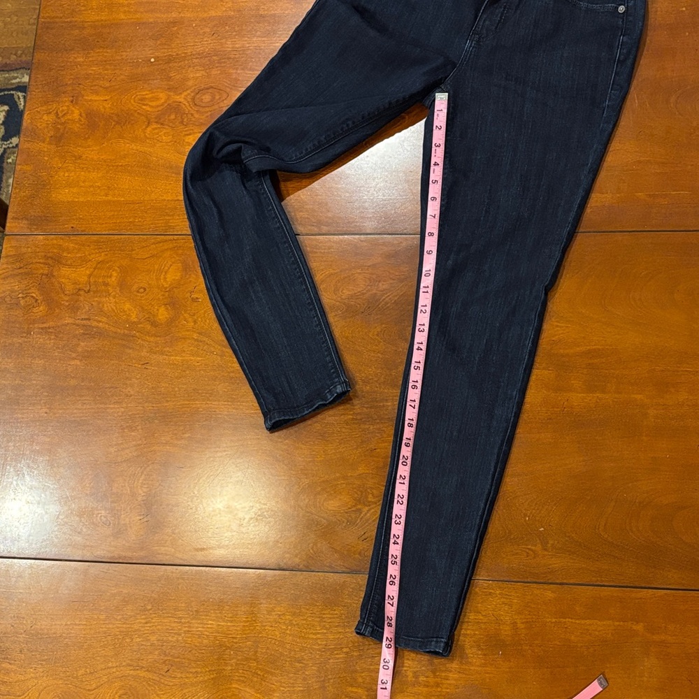 Seven7‎ Women's Deep Indigo Tummyless High Rise Skinny Jeans. Like New.  8 - Picture 8 of 13